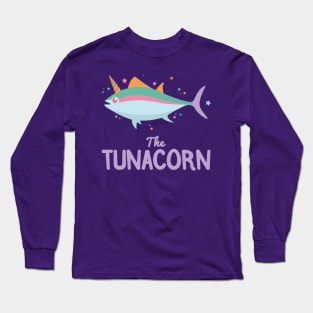 Tunacorn Tuna Puns | Gift Idea | Funny Unicorn Long Sleeve T-Shirt